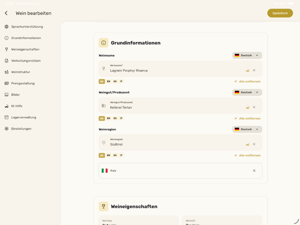 Gustaio Wine Editor